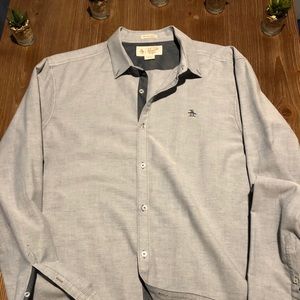 Original Penguin Men’s Blue Oxford Shirt